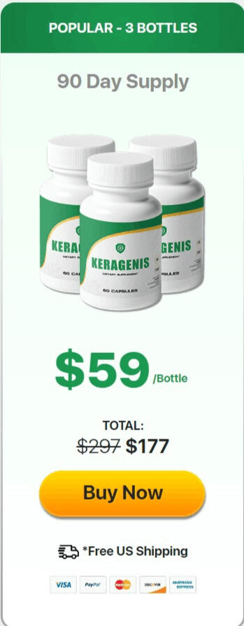 KeraGenis 3 bottle
