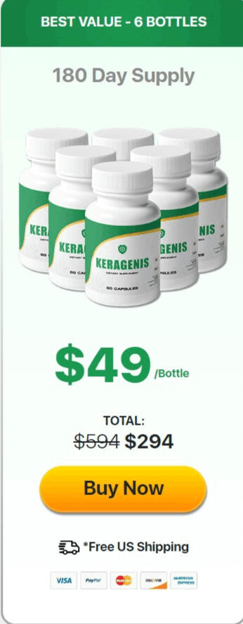 KeraGenis 6 bottle